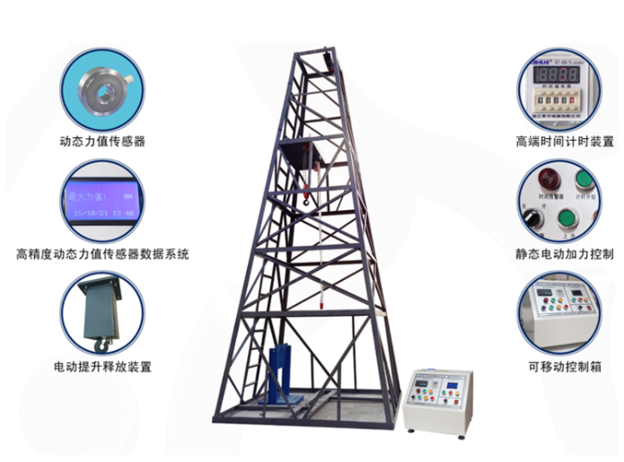 AQD-DT-T3安全帶整體動(dòng)態(tài)負(fù)荷、靜態(tài)負(fù)荷測試儀
